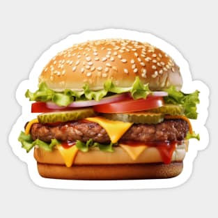 Classic Burger Sticker